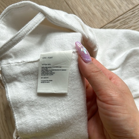 Oak & Fort - white cropped tank top - Picture 4 of 4